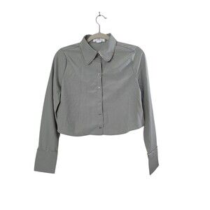 Love Is Eternity Blouse Green Diamonds Size Small Women's LIFE